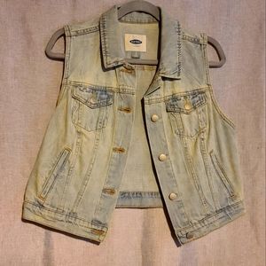 Sleeveless Denim Vest Old Navy